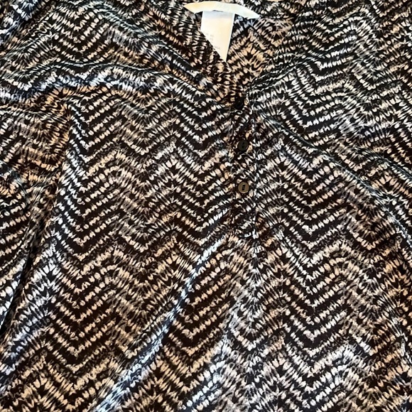 Chevron print long sleeve top - Picture 2 of 5